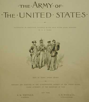 Ogden The Army of The United States Title page
